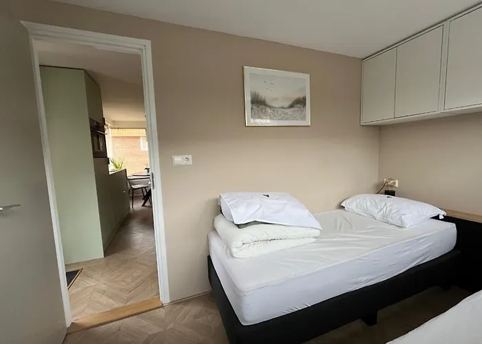 度假居 Vt Wonen Stijl Vakantiebungalow Nabij Zee, Strand, Bos En Duinen Voor 6 Personen