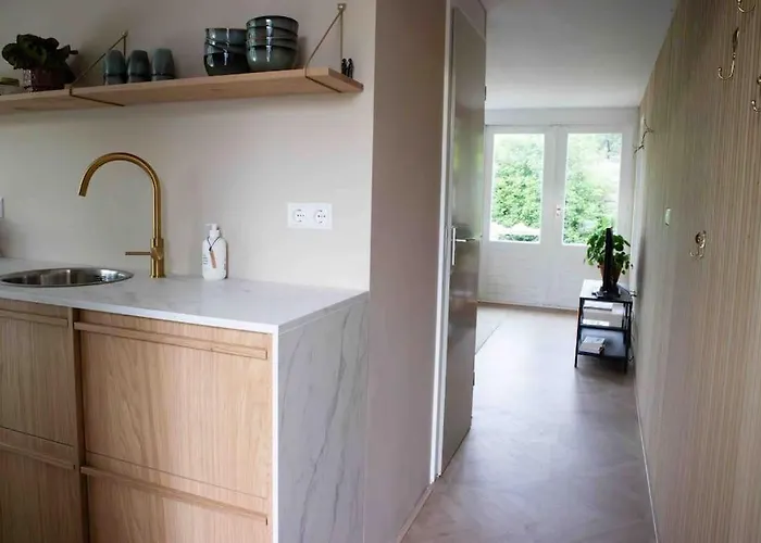 度假居 Vt Wonen Stijl Vakantiebungalow Nabij Zee, Strand, Bos En Duinen Voor 6 Personen 瓦门赫伊曾