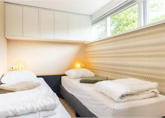 度假居 Vt Wonen Stijl Vakantiebungalow Nabij Zee, Strand, Bos En Duinen Voor 6 Personen 瓦门赫伊曾