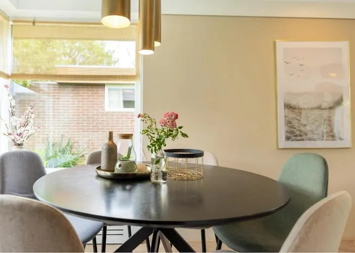 度假居 Vt Wonen Stijl Vakantiebungalow Nabij Zee, Strand, Bos En Duinen Voor 6 Personen