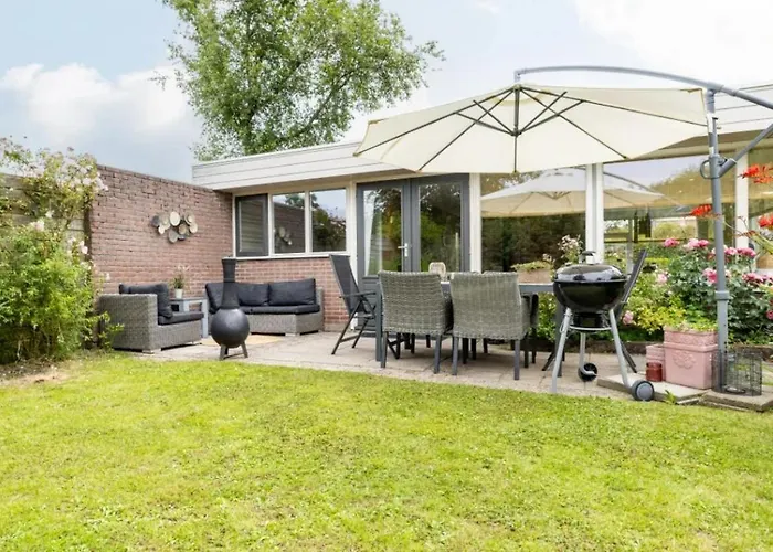 度假居 Vt Wonen Stijl Vakantiebungalow Nabij Zee, Strand, Bos En Duinen Voor 6 Personen *