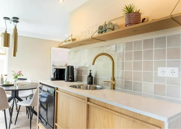 度假居 Vt Wonen Stijl Vakantiebungalow Nabij Zee, Strand, Bos En Duinen Voor 6 Personen 瓦门赫伊曾